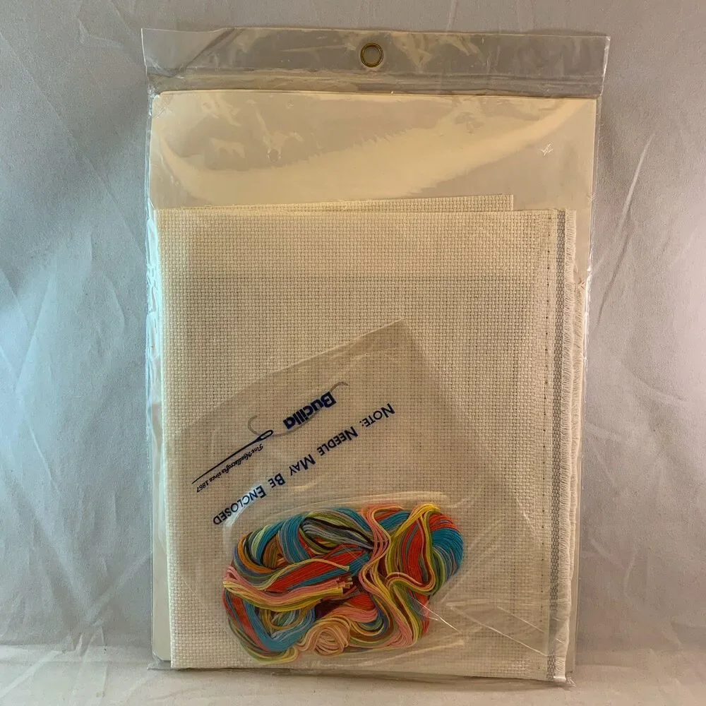 Bucilla Baby Collection Barnyard Babies Birth Record Counted Cross Stitch 40880